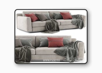 3dsky Pro - Horm Ellington 2 Seats Sofa