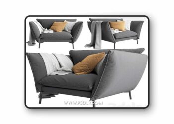 3dsky Pro - Hugo Armchair 3D Model