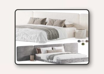 3dsky Pro - Lola Bed by Ana Roque Interior