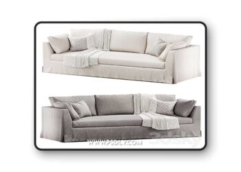 3dsky Pro - Lulu and Georgia "Coen Slipcover Sofa"