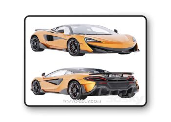 3dsky Pro - McLaren 600LT 3D Model