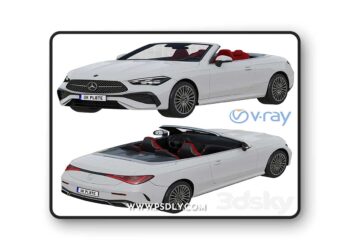 3dsky Pro - Mercedes-Benz CLE Cabriolet
