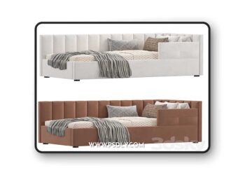 3dsky Pro - Milena bed 3D Model
