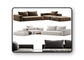 3dsky Pro - Minotti Horizonte Modular Sofa