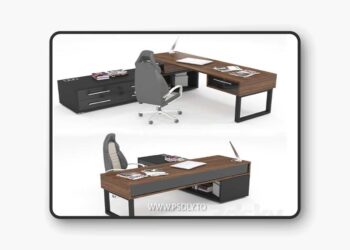 3dsky Pro - Office table 3D Model