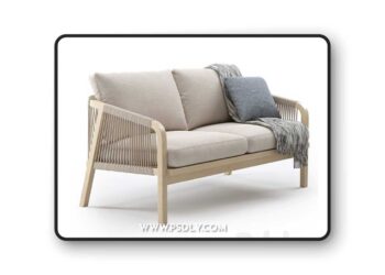 3dsky Pro - Outdoor Garden Woven Lounge 2 seater Sofa by Kettler