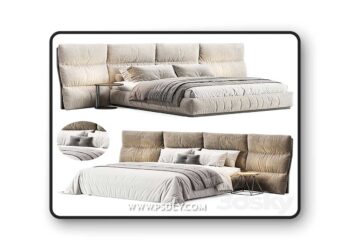 3dsky Pro - Palau bed by Visionnaire