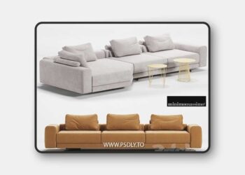 3dsky Pro - Sofa Albert 3D Model