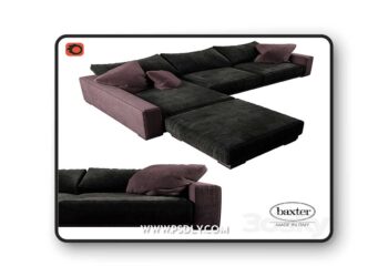 3dsky Pro - Sofa BAXTER BUDAPEST SOFT