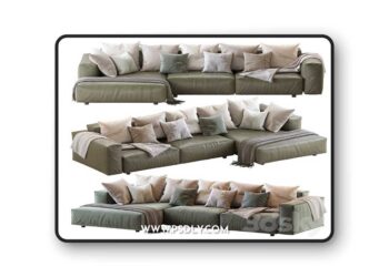 3dsky Pro - Sofa Hills 3D Model