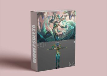 Artstation - League of Legends - Kai'Sa Lagoon Dragon RIGGED