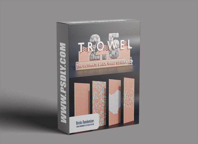 Blender Market - Trowel: The Ultimate Brick Wall Generator v3.0 1 Blender Market - Trowel: The Ultimate Brick Wall Generator v2.5