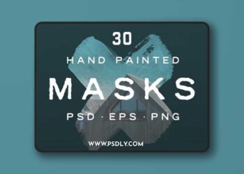 CM - 30 Hand Painted Masks 1354985