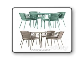 Cancún Outdoor Cafe Table and Chair