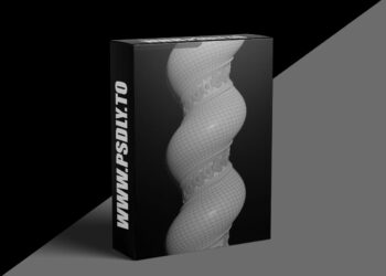 Cgside - Procedural Helical Column in Houdini