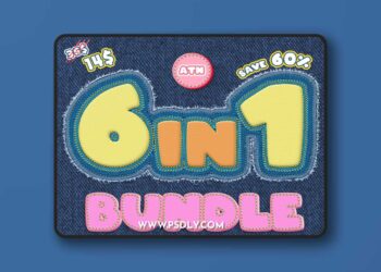 GraphicRiver - Stitch & Embroidery Actions Bundle - 25972982