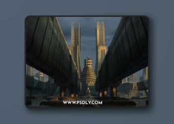 Kitbash3D - Brutalist 3D Model