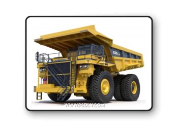 RenderHub - Mining Dump Truck Komatsu 830E-AC 3D Model