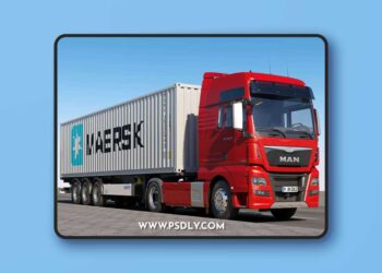 RenderHub - Truck MAN TGX XXL Container