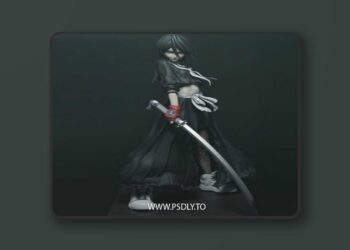 Rukia 3D Print Model 3D Model