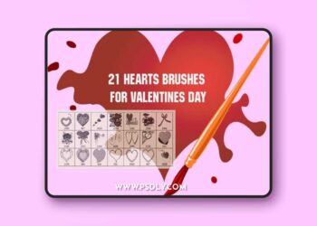 Valentine-Hearts---Photoshop-Brushes-Pack