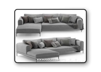 dsky Pro - Corner sofa DE.CI FL.OW