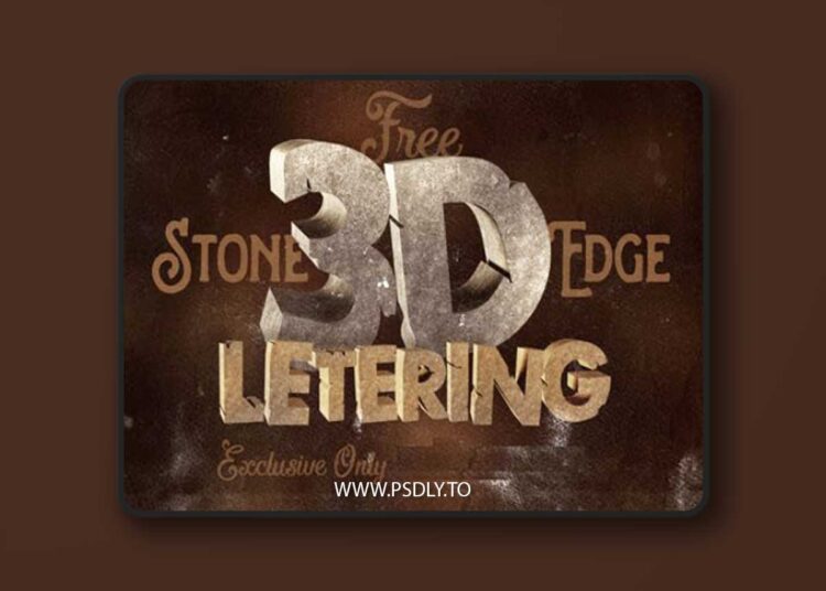 3D Stone Edge Lettering PNG Transparent 1 3D Stone Edge Lettering PNG Transparent