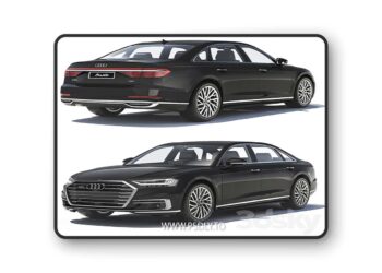 3DSky Pro - Audi A8L 2018 3D Model
