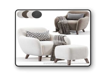 3dsky Pro - Ansil Armchair 3D Model