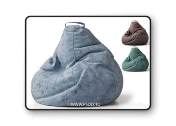 3dsky Pro - Bag chair 3D Model