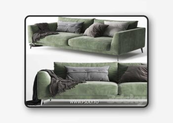 3dsky Pro - BoConcept Fargo Sofa 3D Model