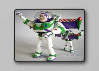 3dsky Pro - Buzz Lightyear 3D Model