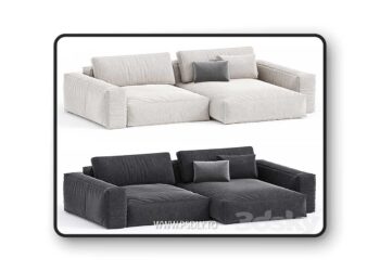 3dsky Pro - Corner sofa Ebi-1 Happy 3D Model