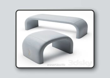 3dsky Pro - ECLIPSE Bench and Pouf