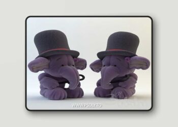 3dsky Pro - Geddy Elephant 3D Model