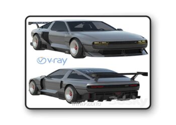 3dsky Pro - Hyundai N Vision 74 3D Model