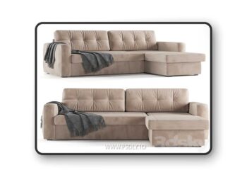 3dsky Pro - Loko corner sofa 3D Model