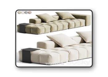 3dsky Pro - Nohr Modular Sofa 3D Model