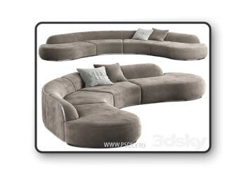 3dsky Pro - PIERRE M SECTIONAL SOFA