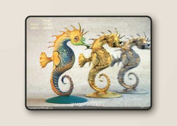 3dsky Pro - Sea horse 3D Model