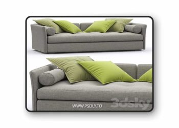 3dsky Pro - Sofa FIGI ISOLOTTO 3D Model