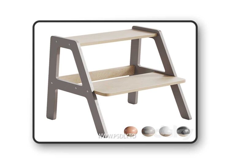 3dsky Pro - TOP Montessori ladder stool 1 3dsky Pro - TOP Montessori ladder stool