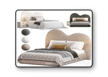 3dsky Pro - Zenndesign Bed 3D Model