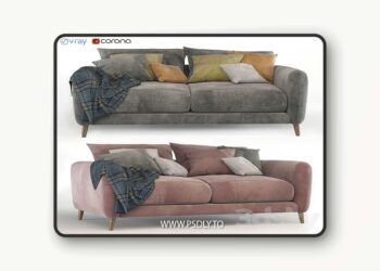 3dsky Pro - squishmeister-sofa 3D Model