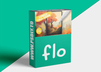 Artwithflo – Procreate Tutorial Little Fall Cabin