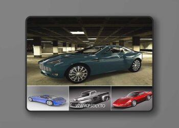 BMTee's Car Model Pack for Cinema 4D