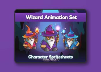 Craftpix - 2D Game Wizard Character