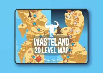 Craftpix - Wasteland Level Map 2D Backgrounds