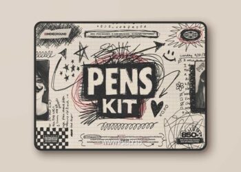 CreativeMarket - Pens Kit