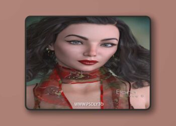 Daz3D - P3D Elaina for Penny 8 3D Model